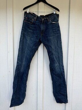 Polo Ralph Lauren Jeans Authentic Dungarees rn# 41381 Dark Wash Denim 36Tx36